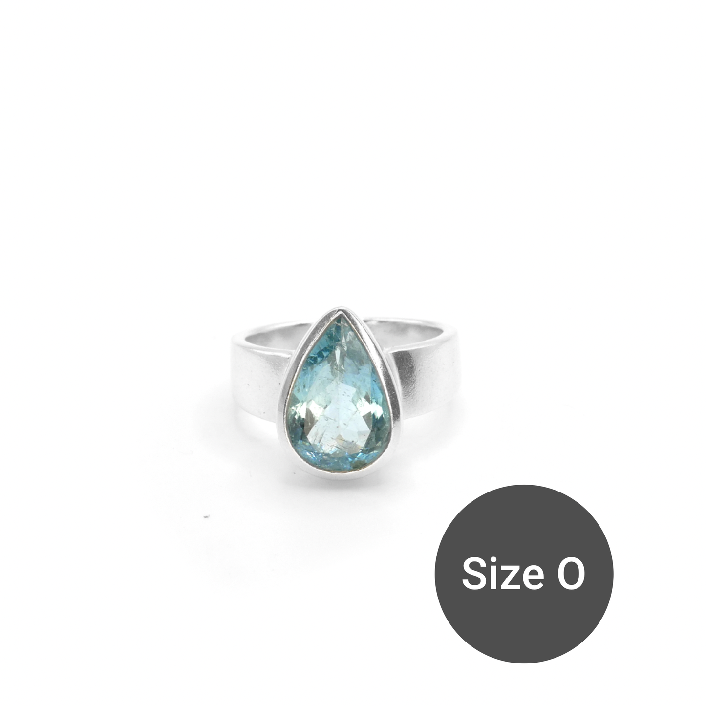 Blue Morganite Water Cinderella Ring, O