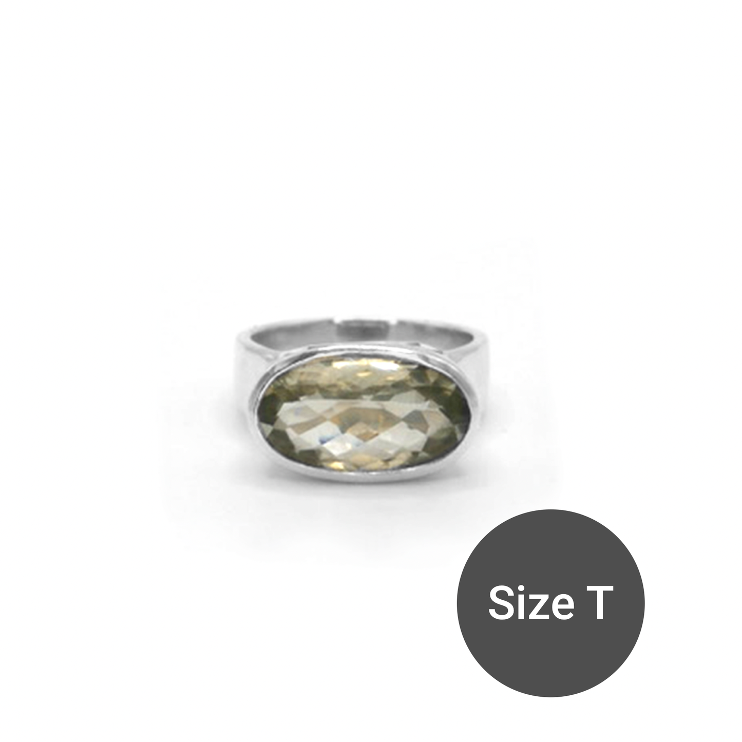 Green Amethyst Cinderella Ring, T
