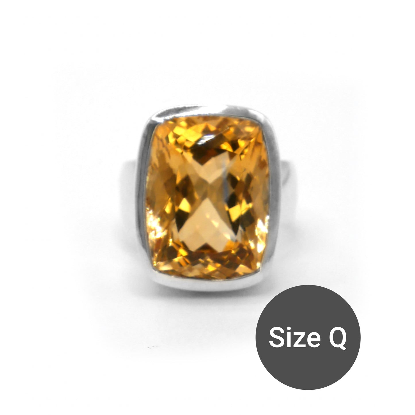 Katherine, Citrine Maxi Cinderella Ring