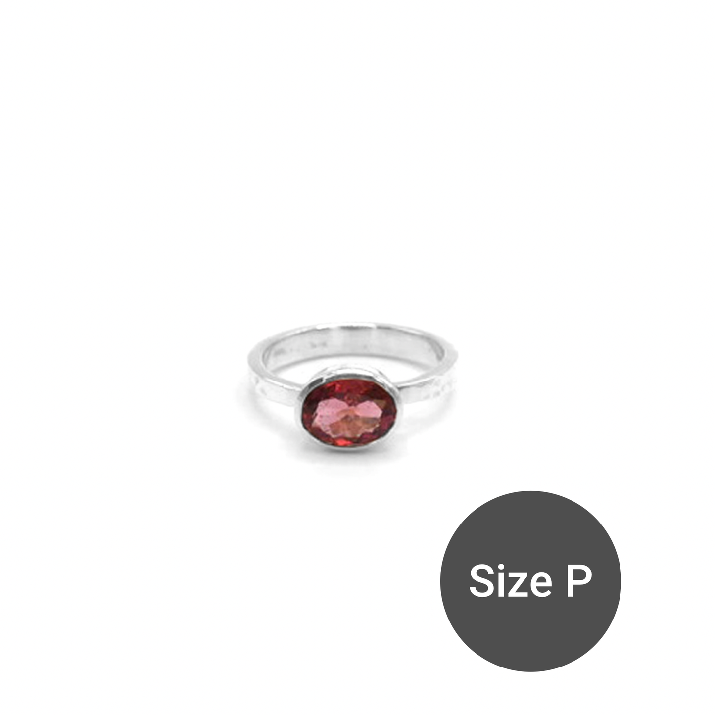 Pink Tourmaline Limited Edition Hammered Sweetie Ring