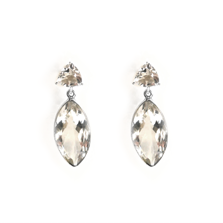 Clear Quartz Decadence Earrings