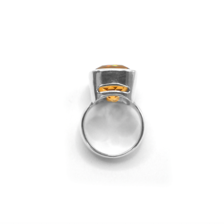 Katherine, Citrine Maxi Cinderella Ring