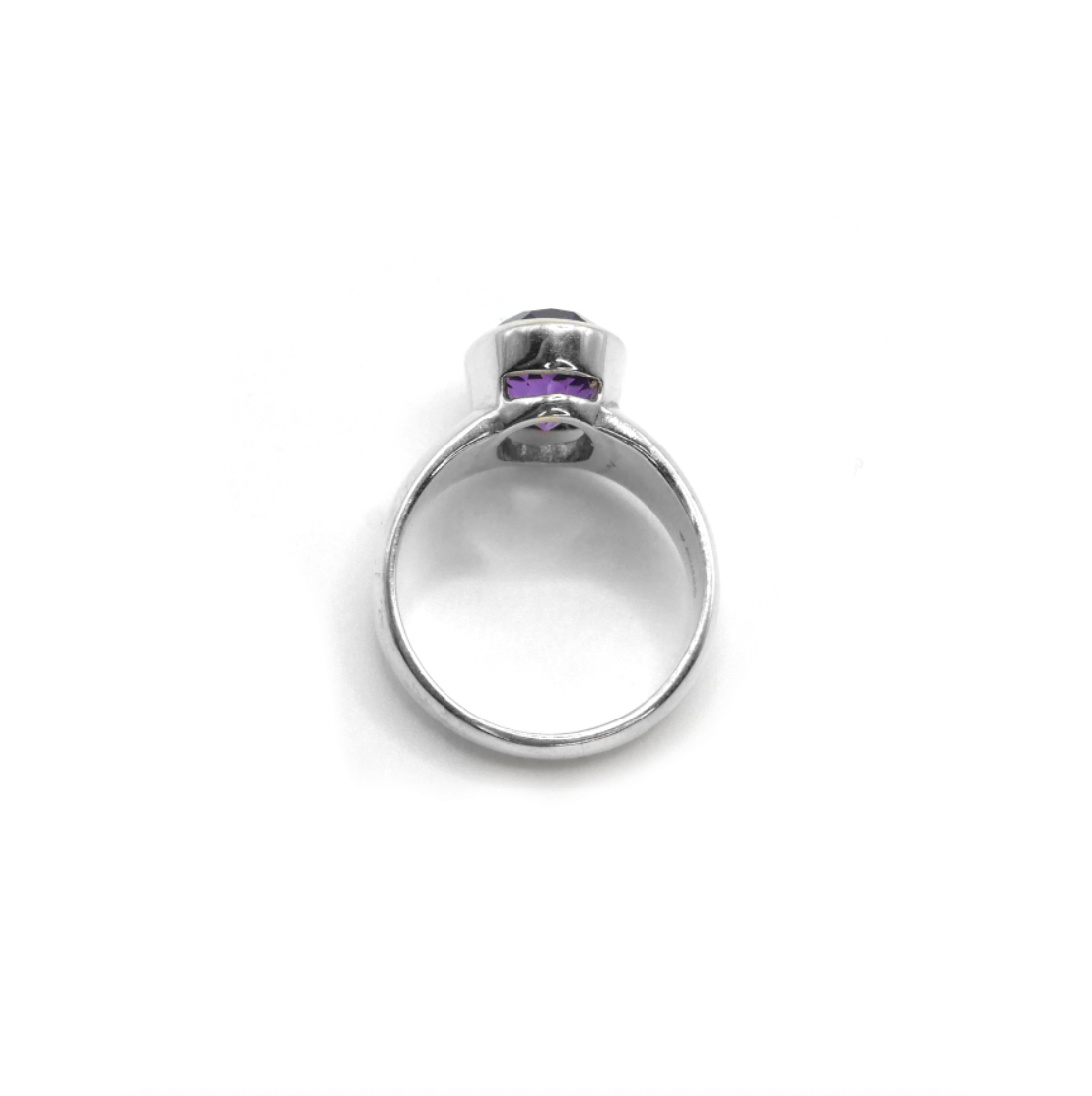 Purple Amethyst Midi Cinderella Ring