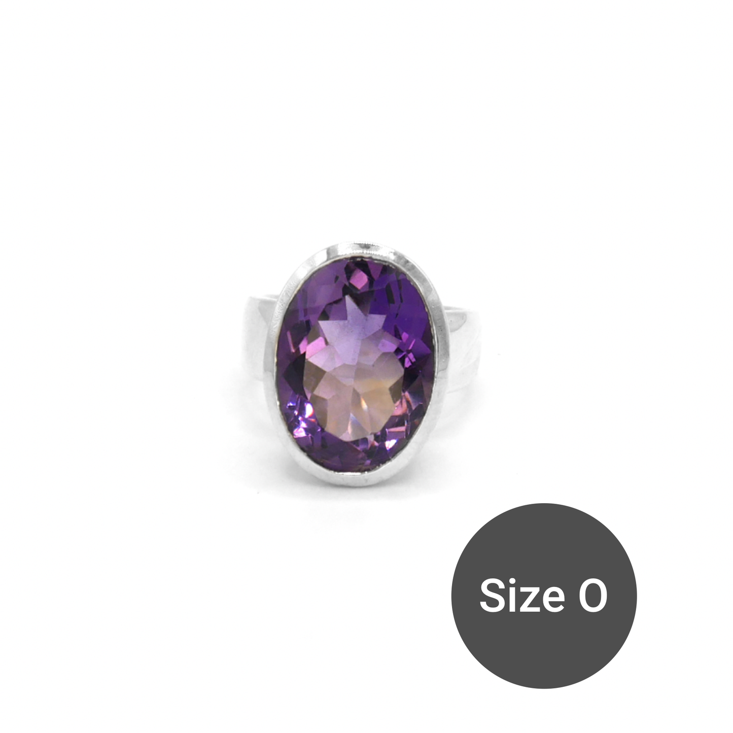 Violet, Purple Amethyst Cinderella Ring