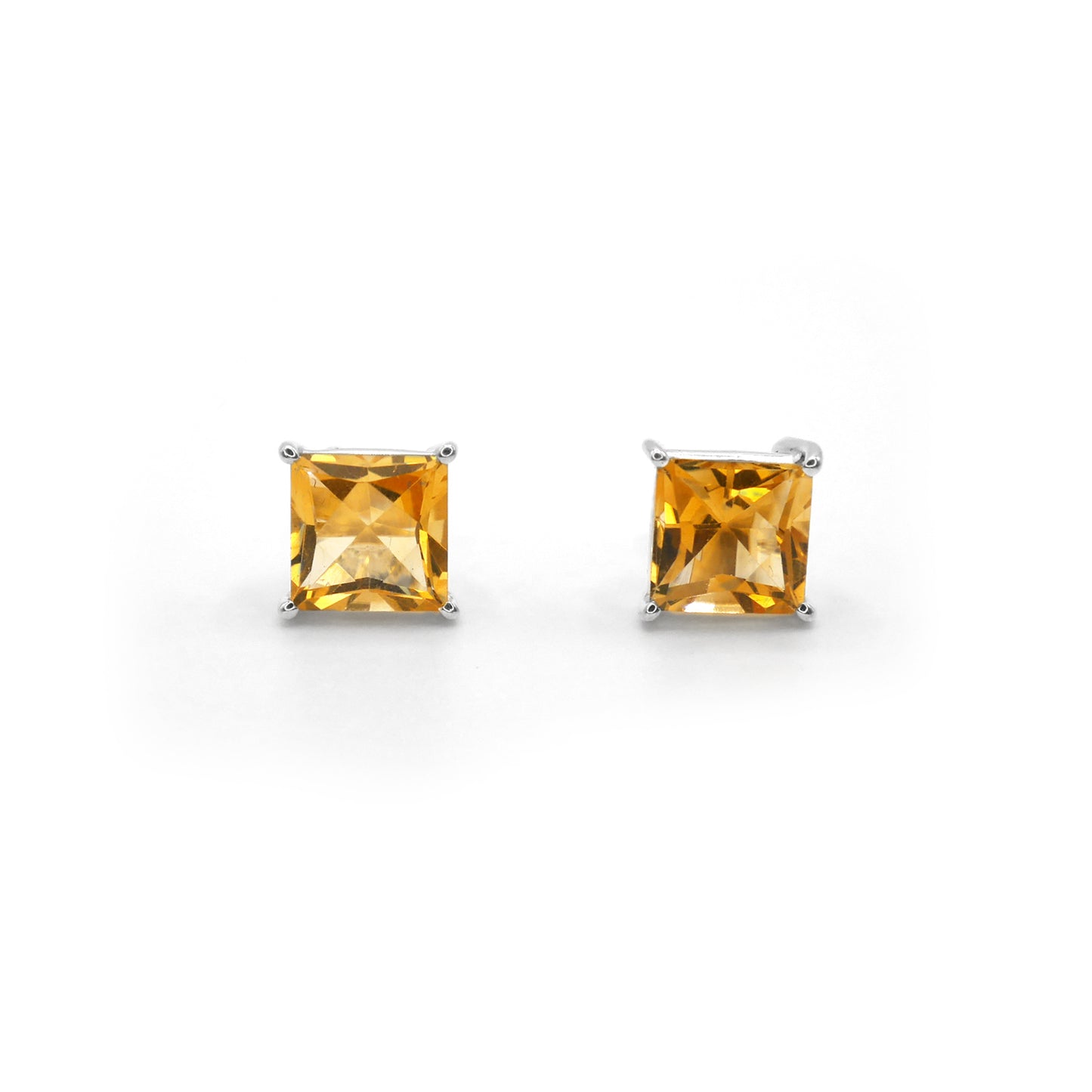 Citrine Stud Earrings