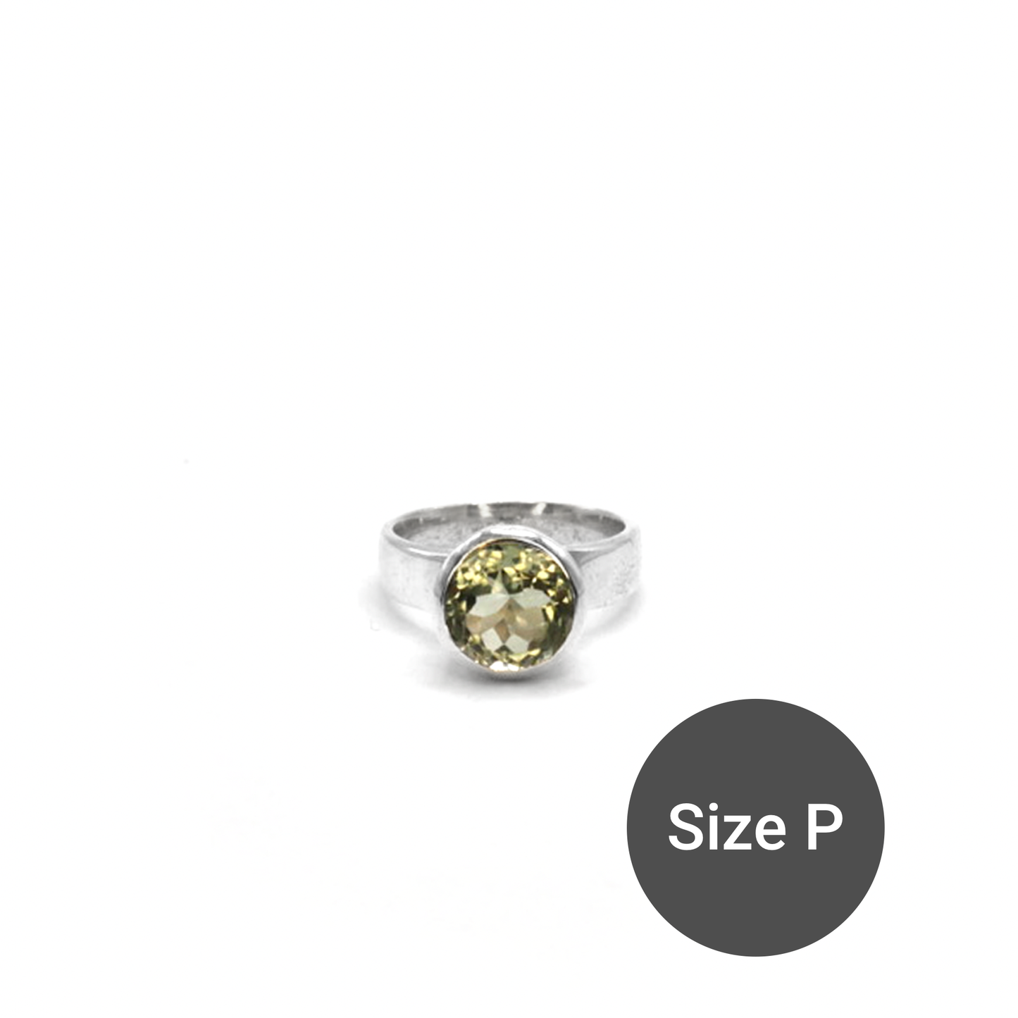 Green Amethyst Sweetie Ring, P