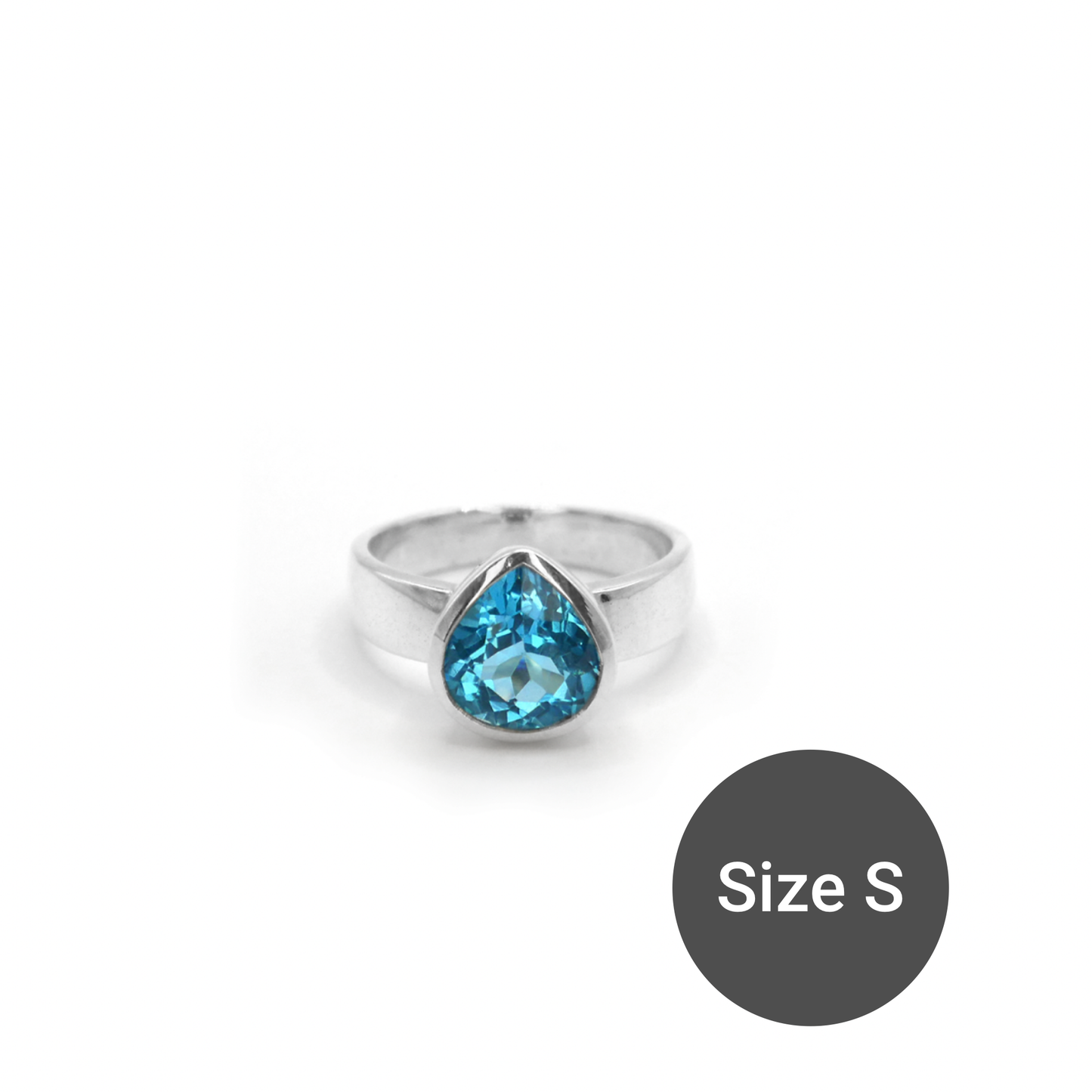 Topaz Teardrop Sweetie Ring, S