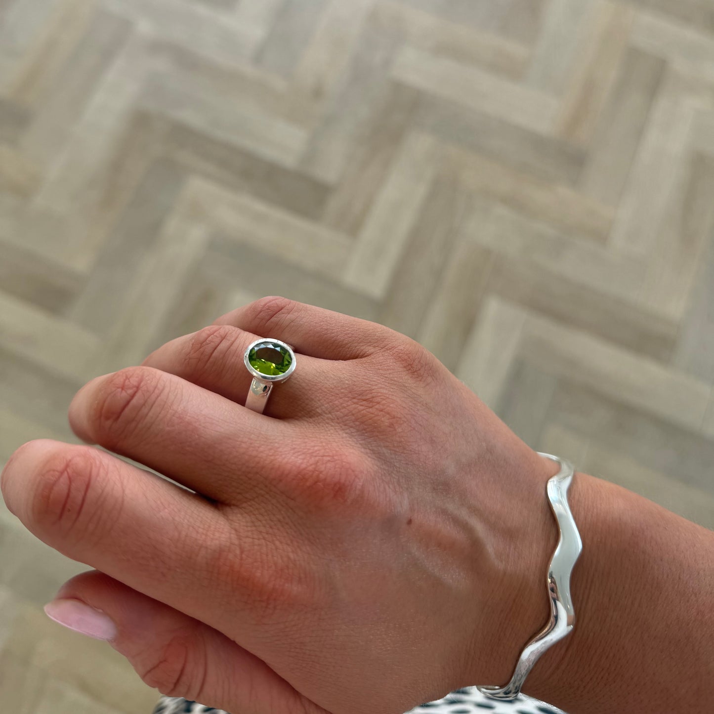 Peridot Sweetie Ring, R