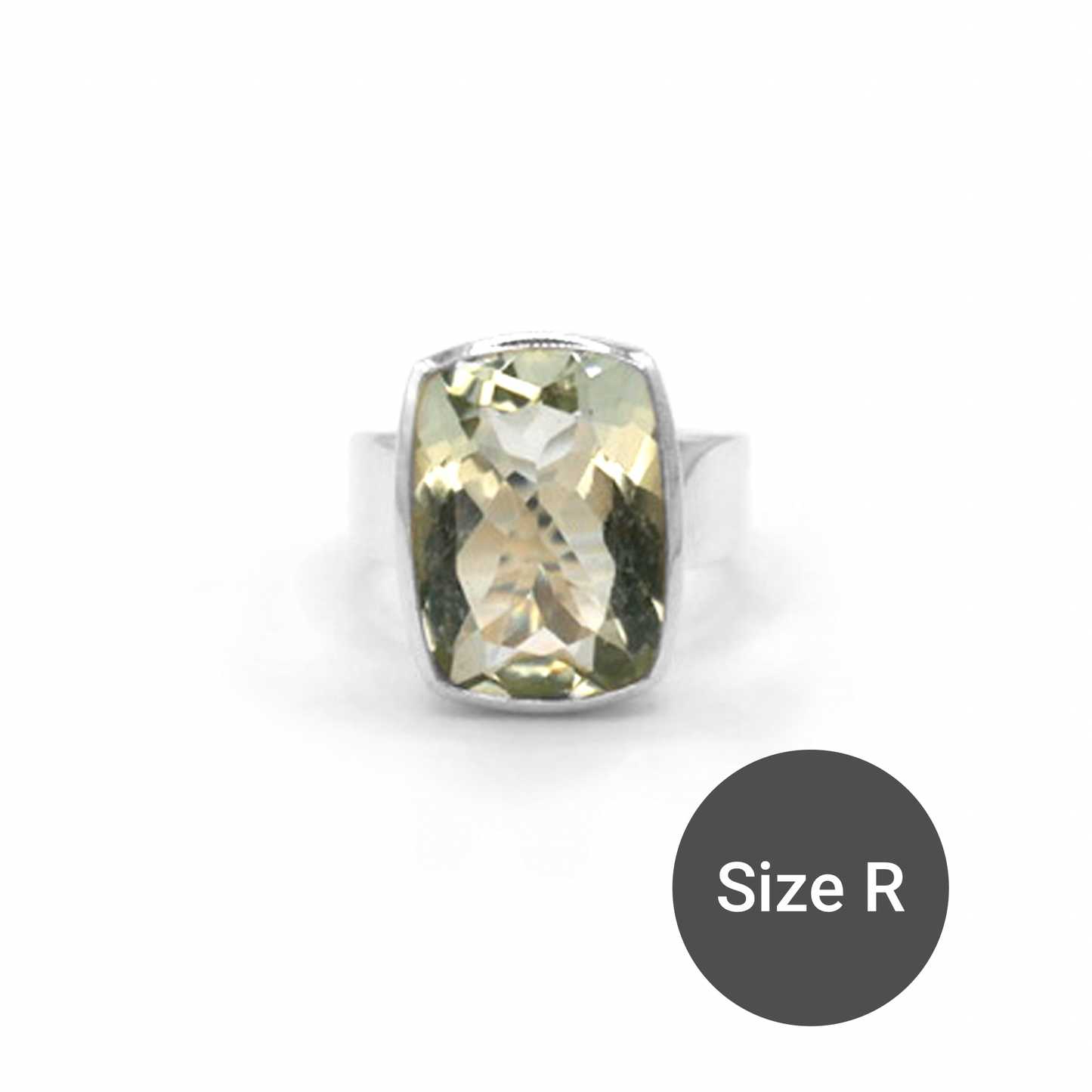 Green Amethyst Maxi Cinderella Ring