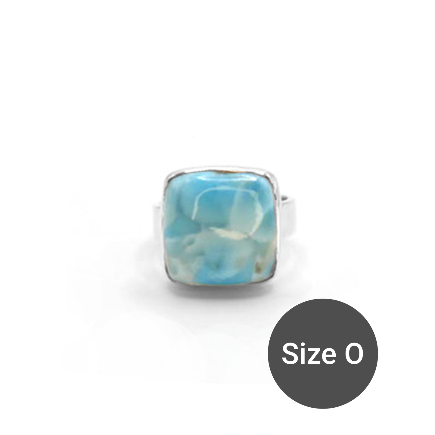 Larimar Cinderella Ring