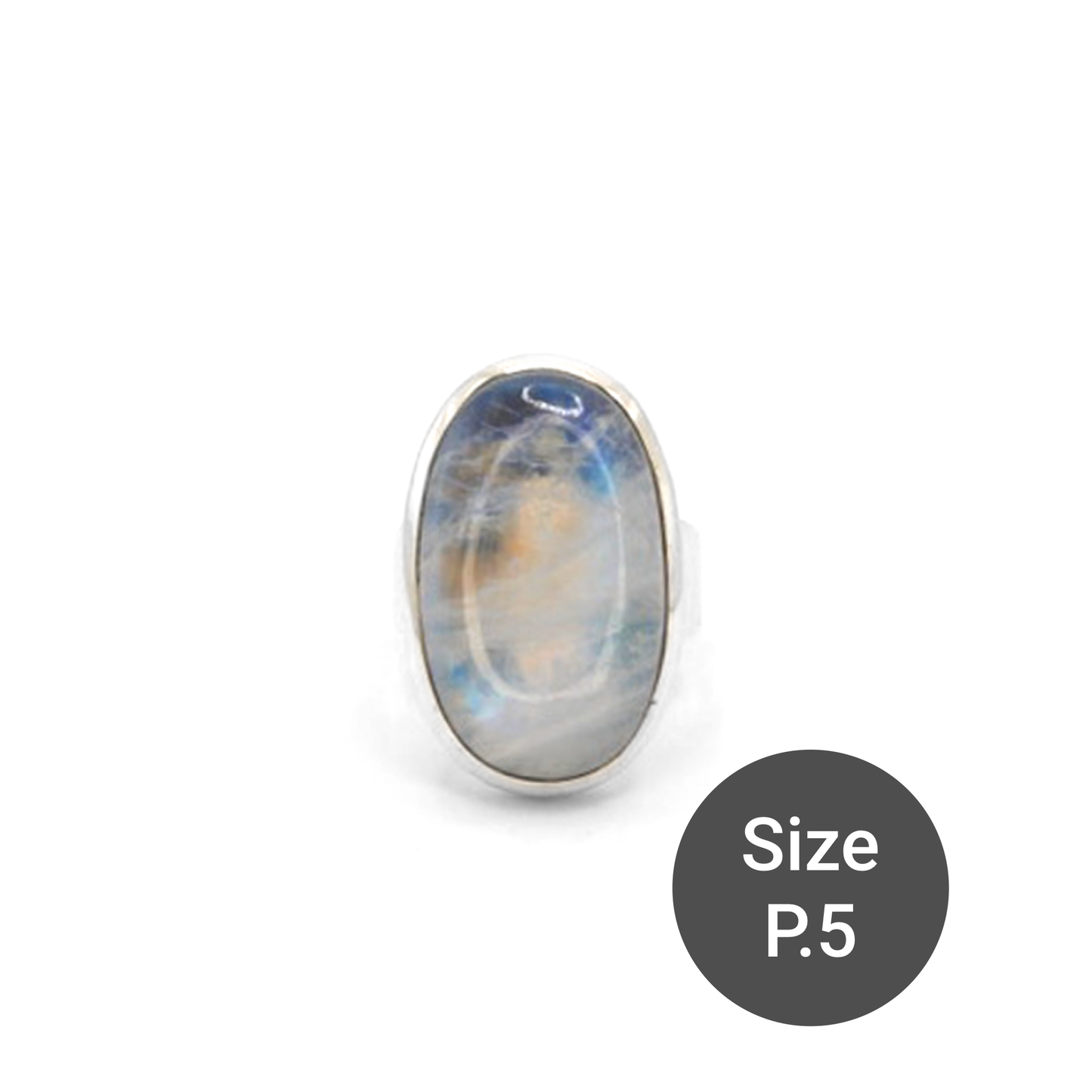 Rainbow Moonstone Cinderella Ring