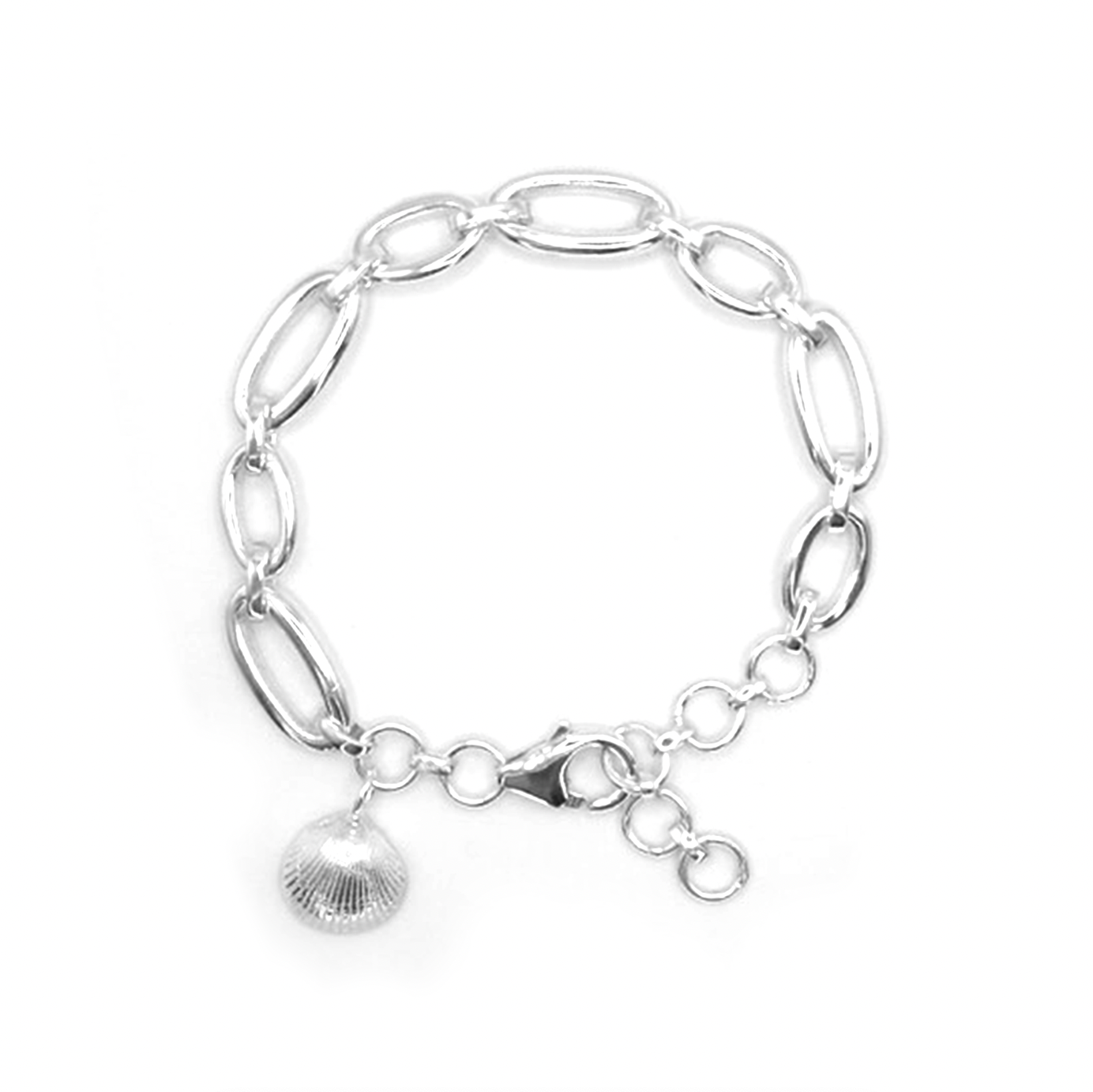 Bamburgh Mini Shell Signature Chain Bracelet - saltandco