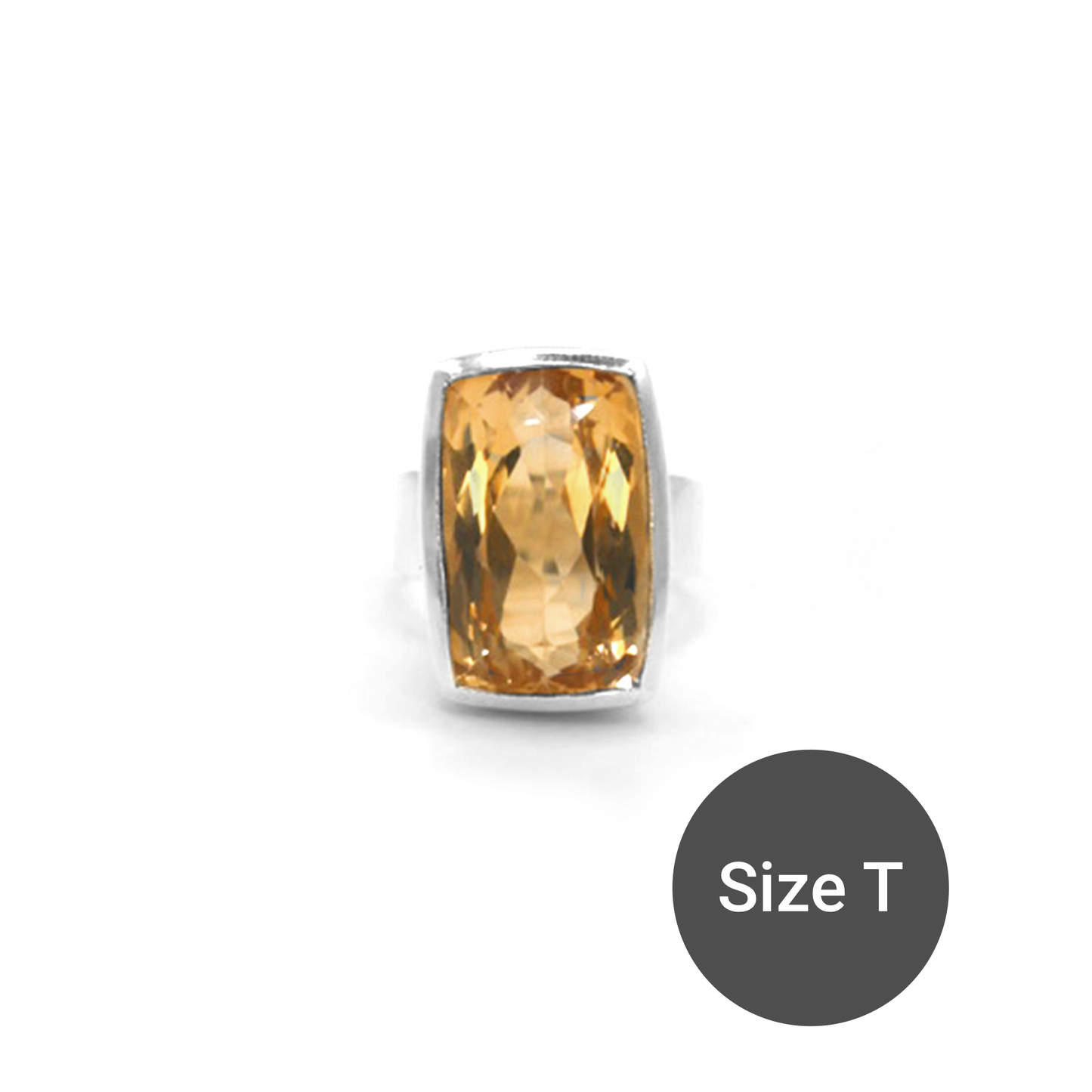 Citrine Cinderella Ring