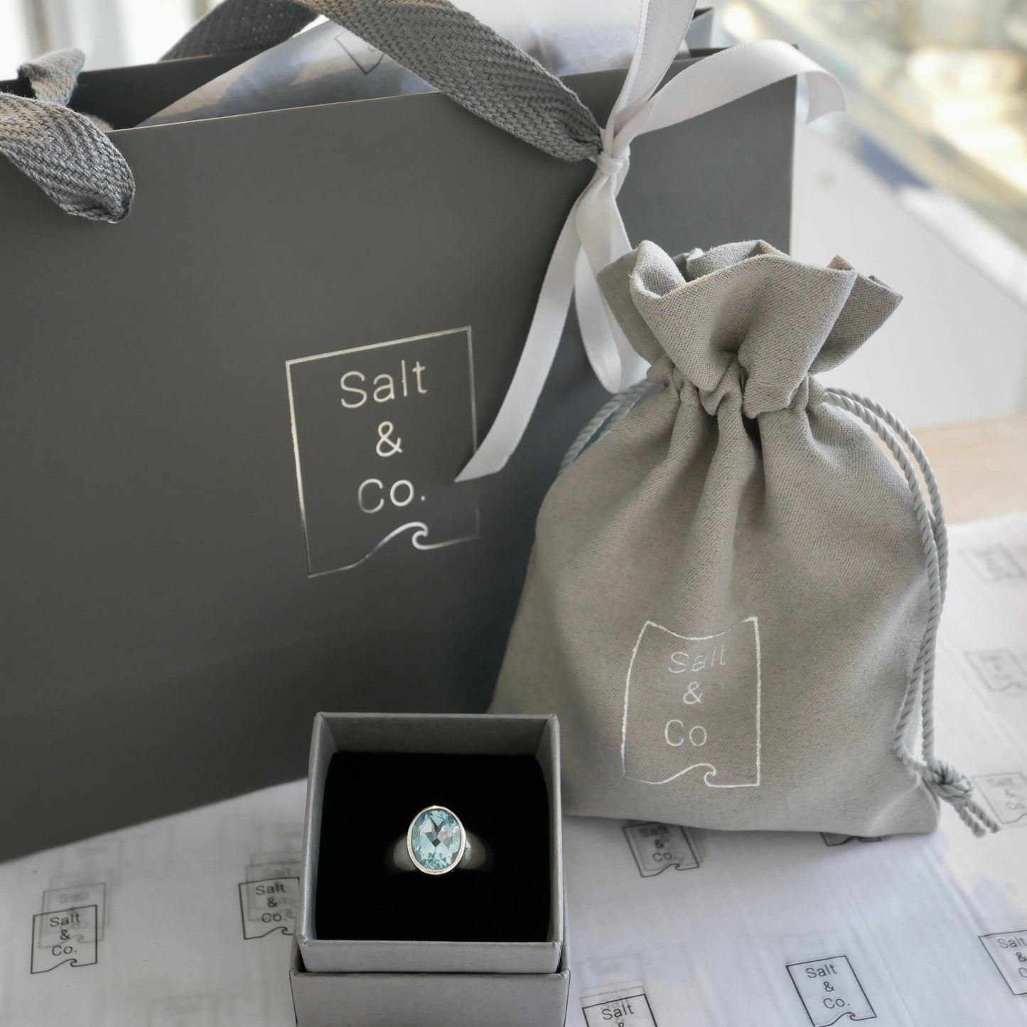 Topaz Midi Cinderella Ring