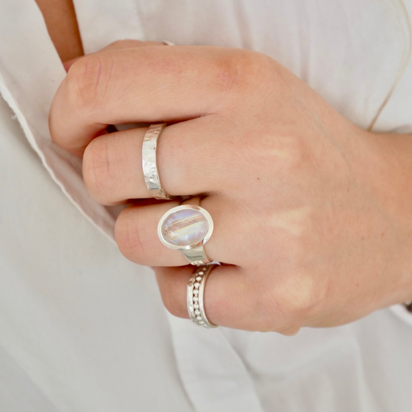 Moonstone Cinderella Ring