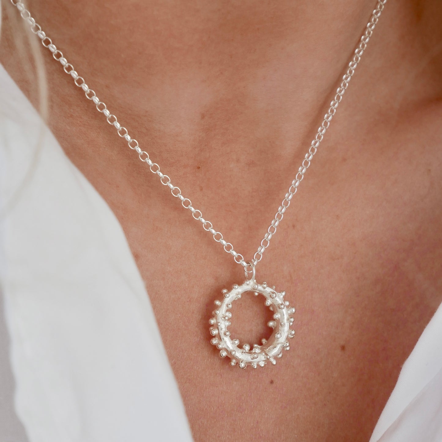Whirlpool Granulation Necklace