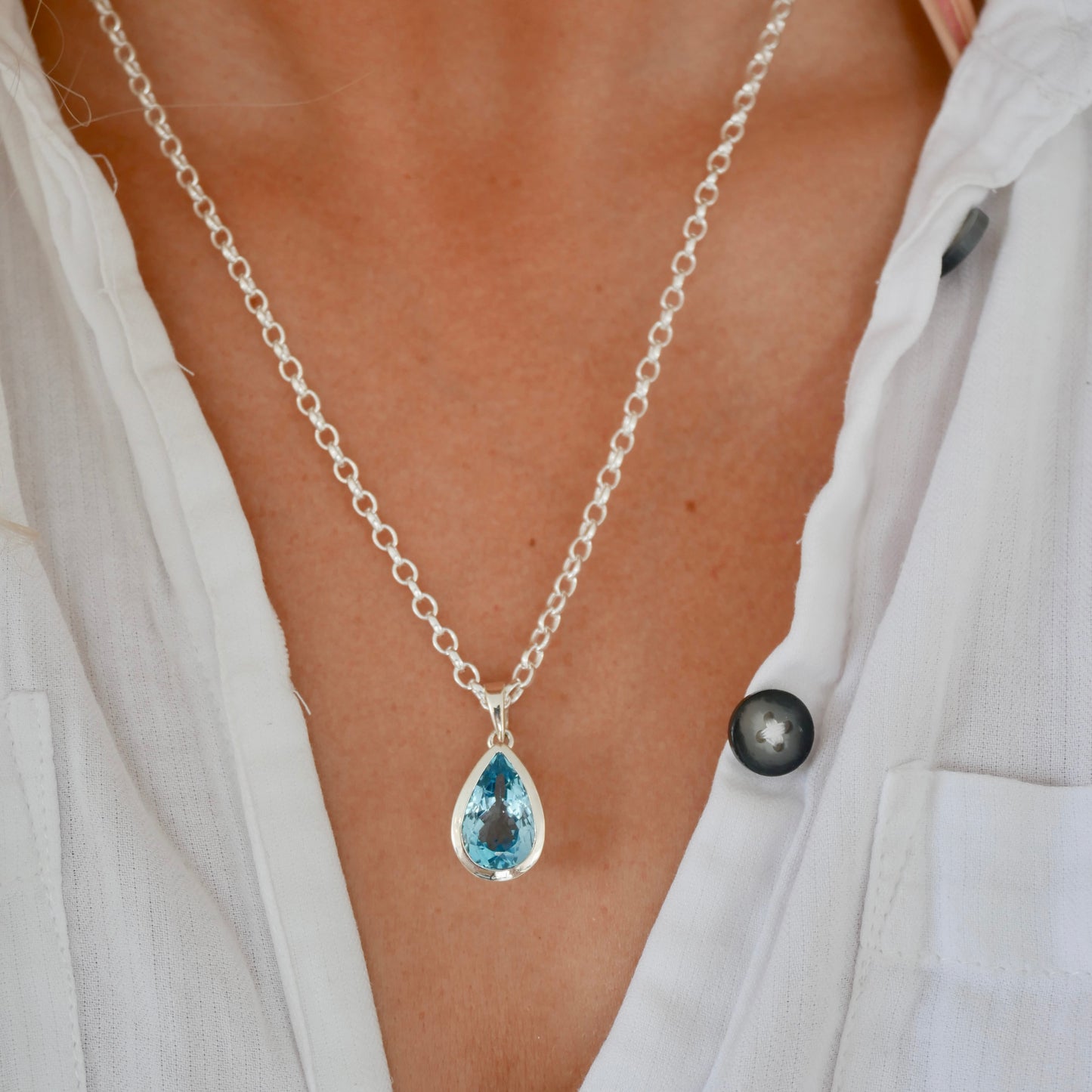 Maxi Topaz Necklace