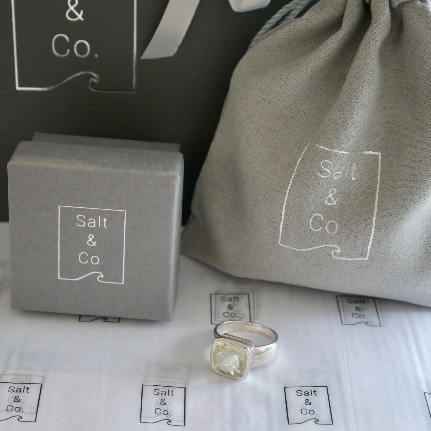 Lemon Quartz Midi Cinderella Ring