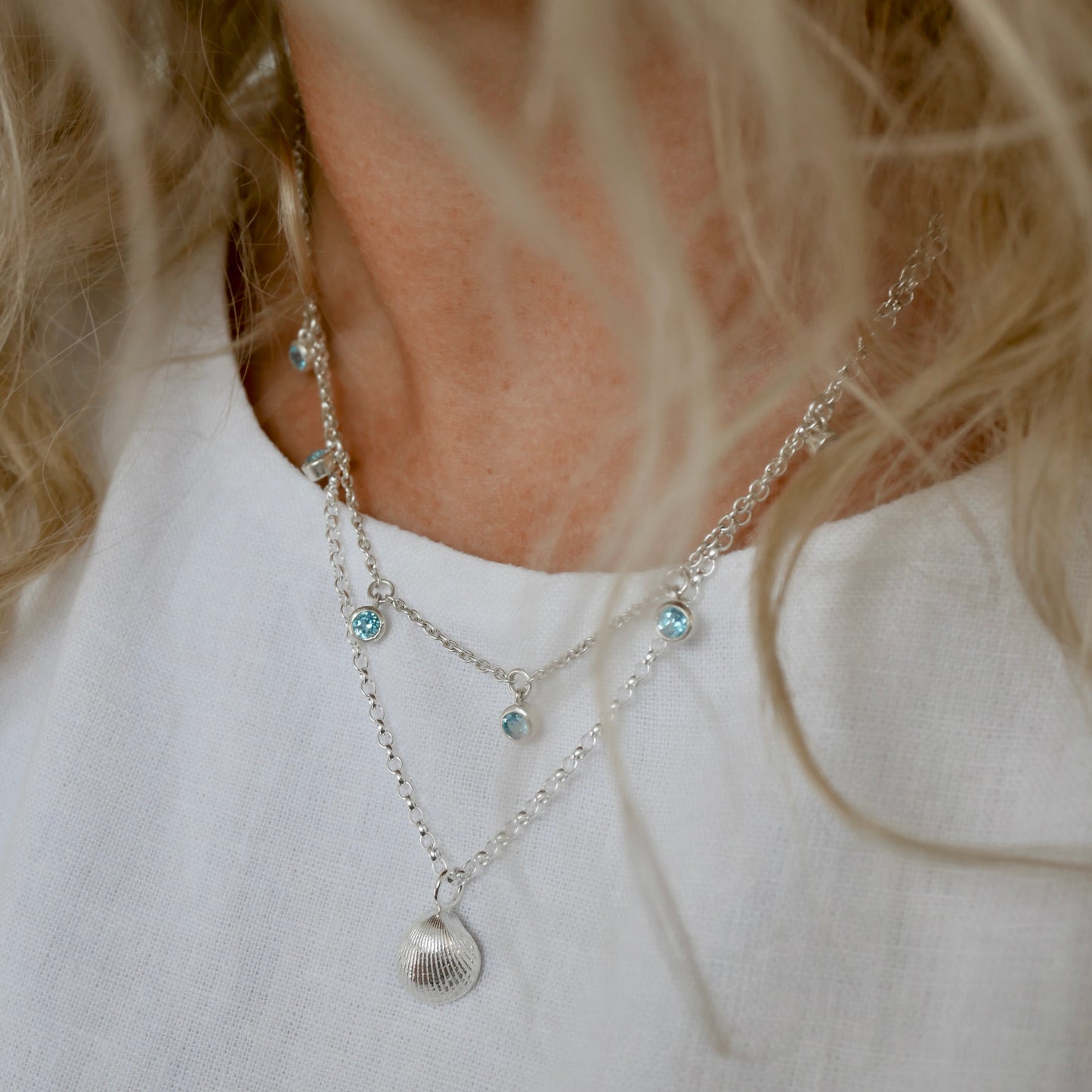 Topaz Multi Stone Necklace