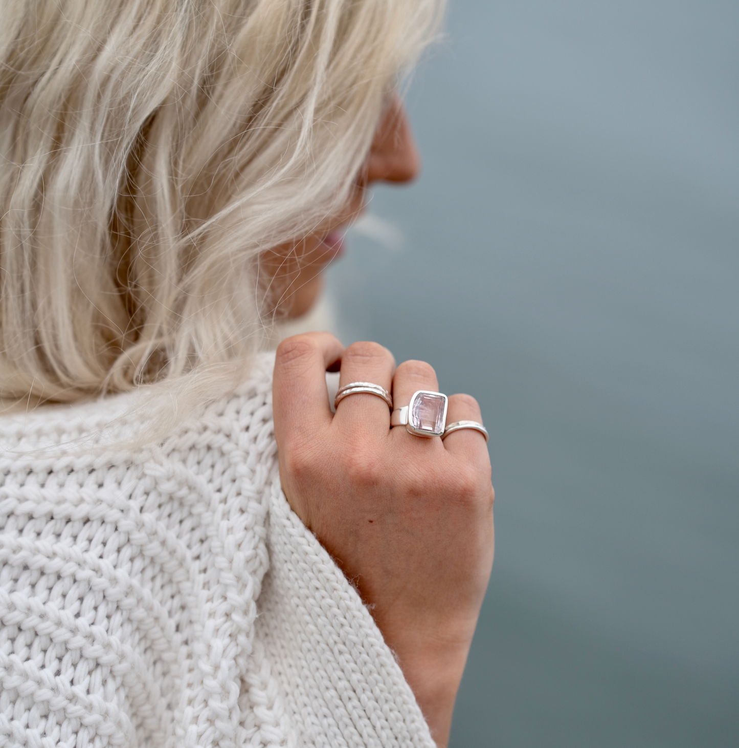 Pink Kunzite Cinderella Ring