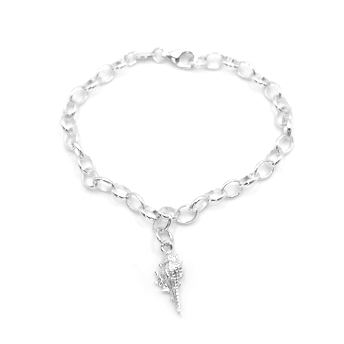 Spiral Shell Chain Bracelet