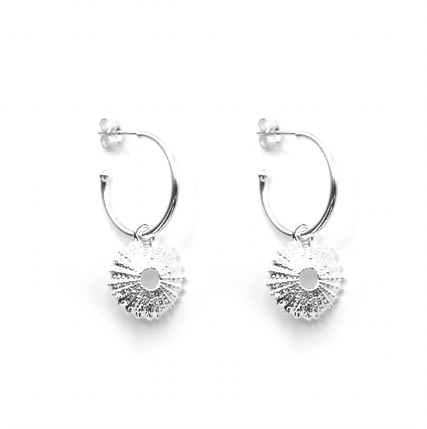 Sea Urchin Stud Hoops