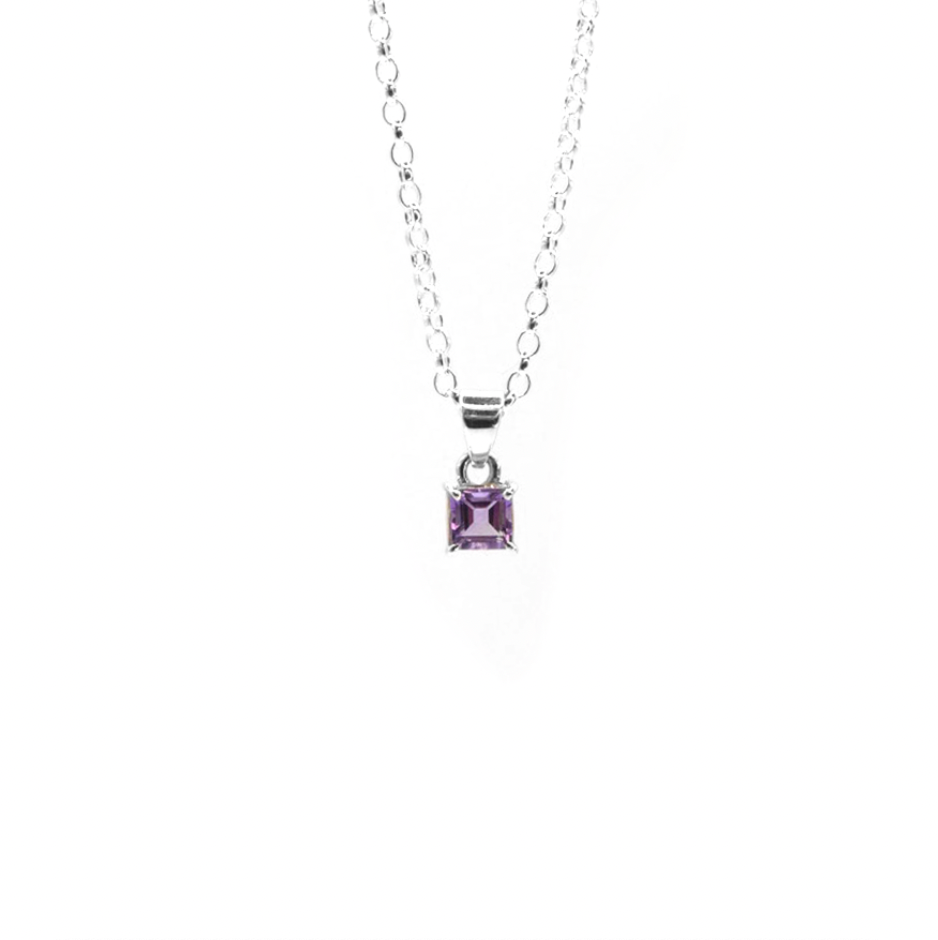 Purple Amethyst Necklace