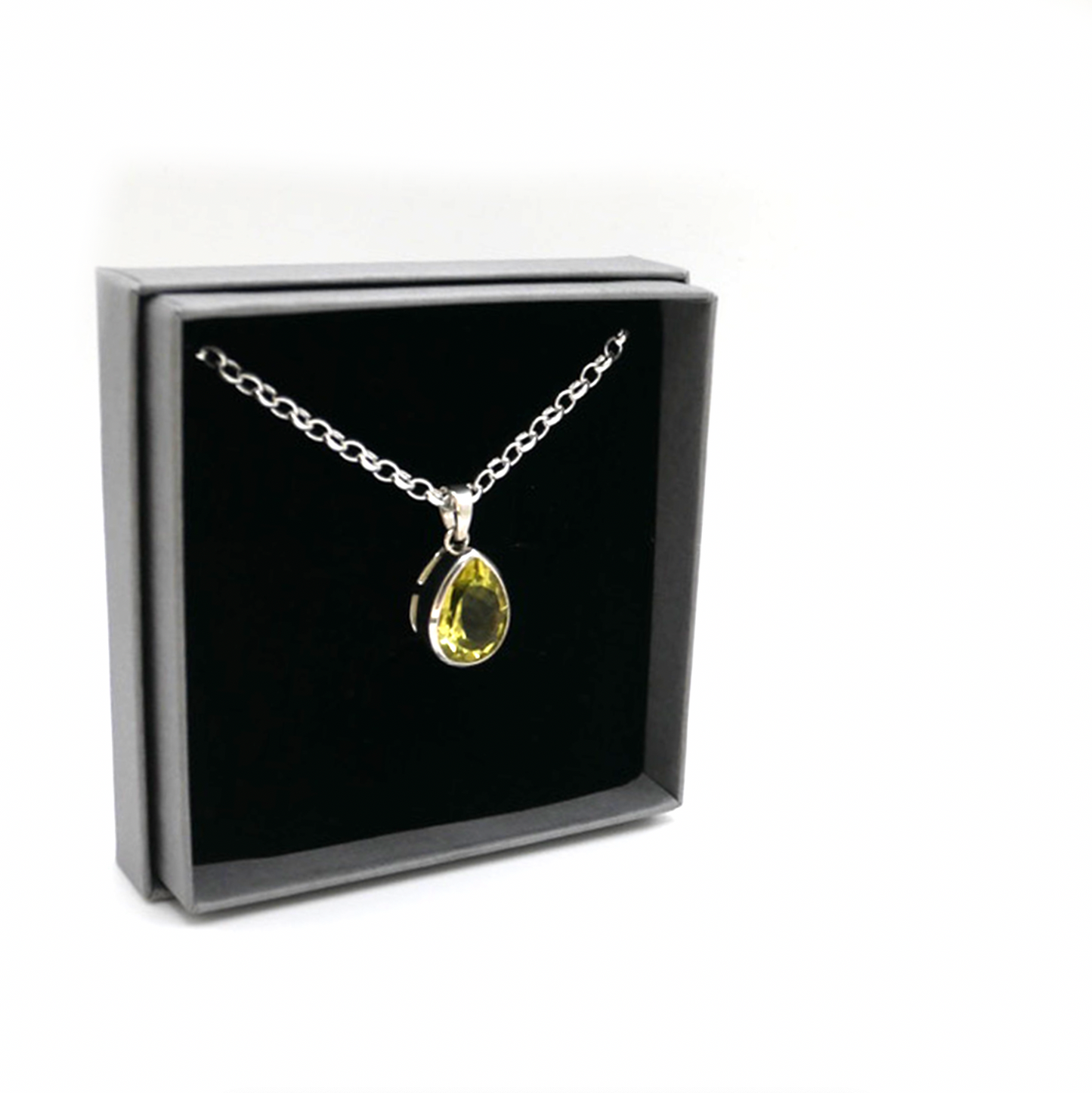 Yellow Quartz Water Necklace