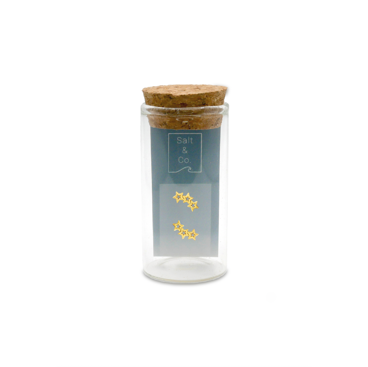 Shooting Star Studs, 24ct Gold Plated