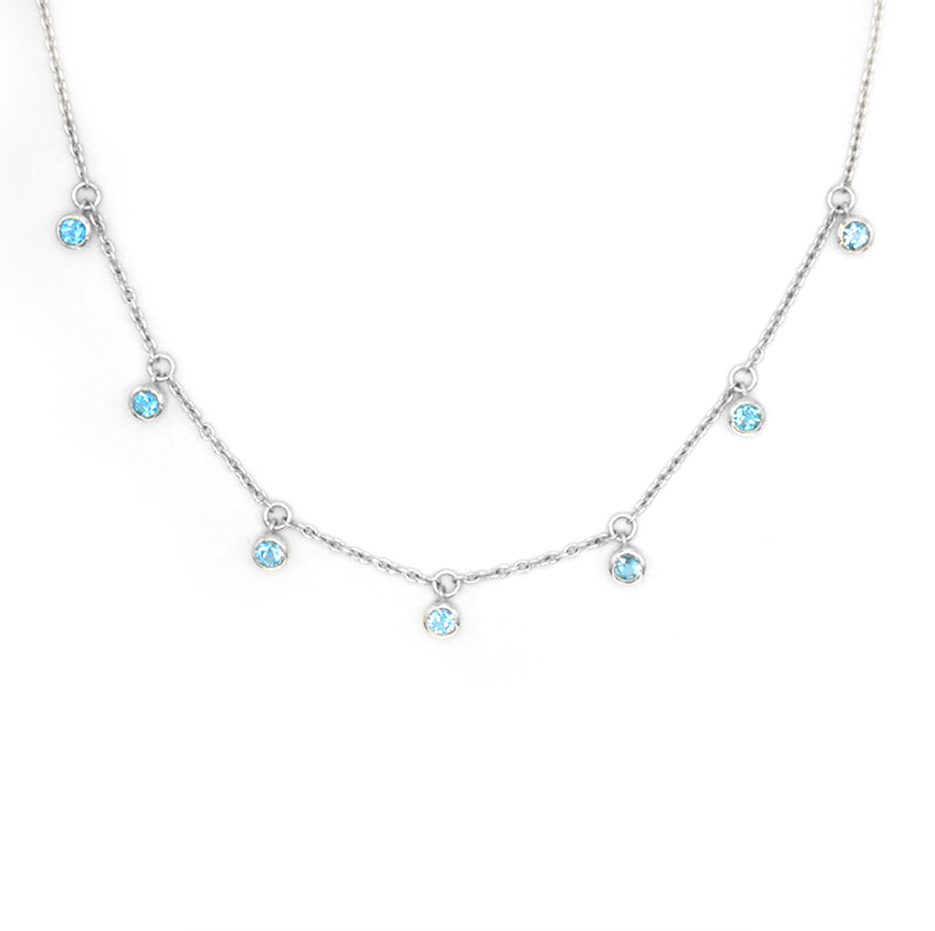 Topaz Multi Stone Necklace
