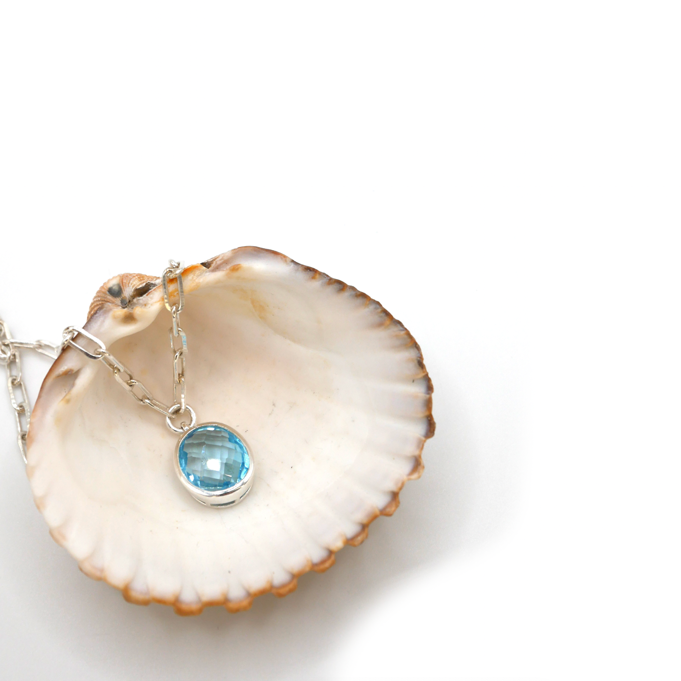 Topaz Trace Chain Necklace