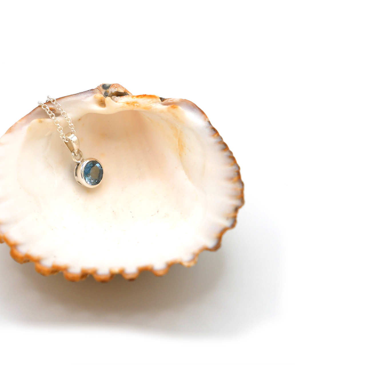Blue Tourmaline Mini Sweetie Necklace, Limited Edition