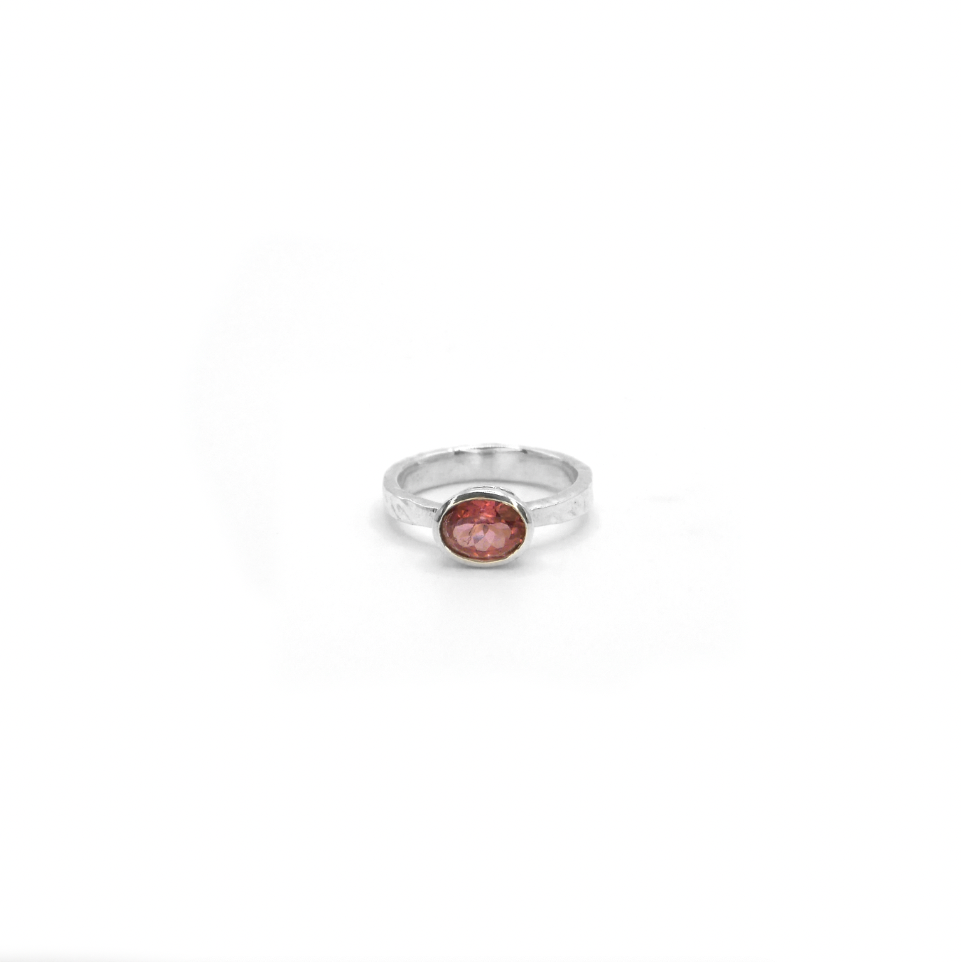 Limited Edition Hammered Pink Tourmaline Sweetie Ring