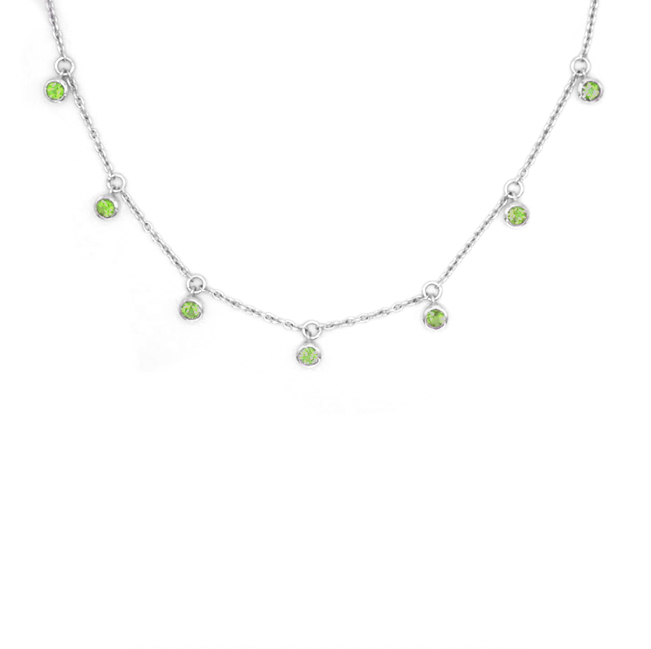 Peridot Multi Gemstone Necklace