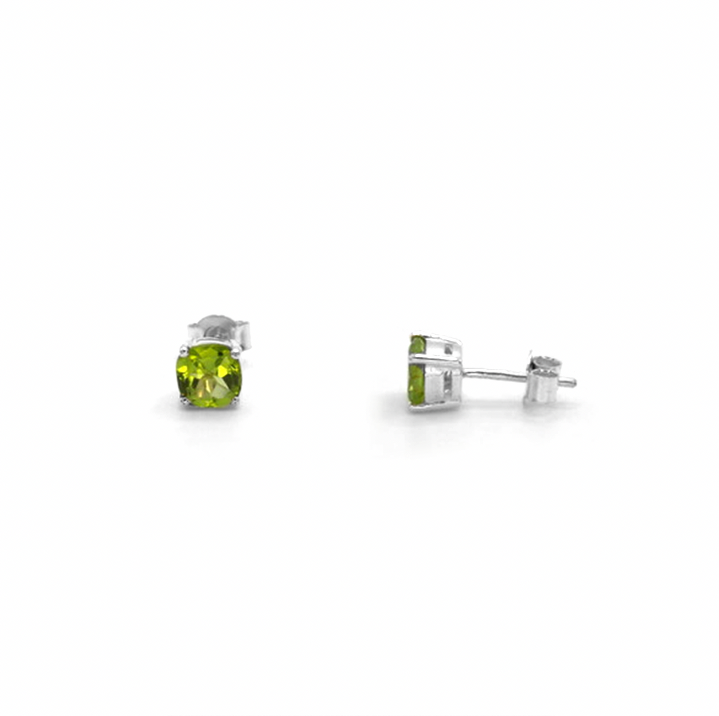 Peridot Stud Earrings