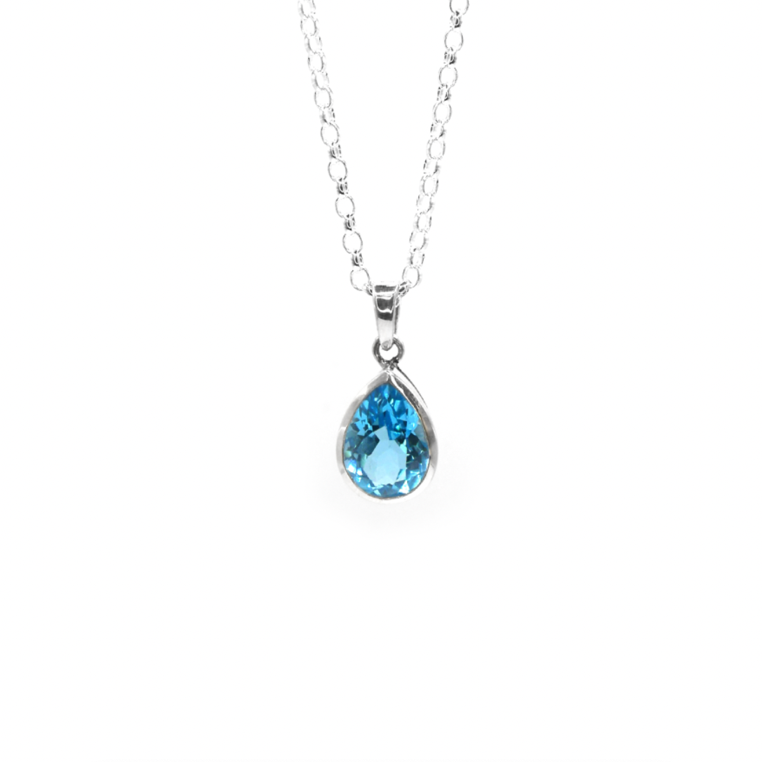 Topaz Water Necklace