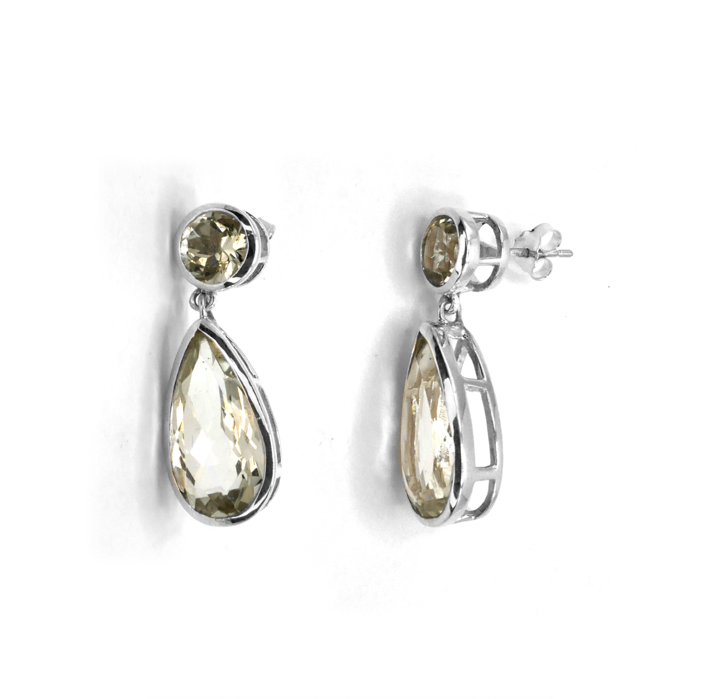 Green Amethyst Decadence Earrings