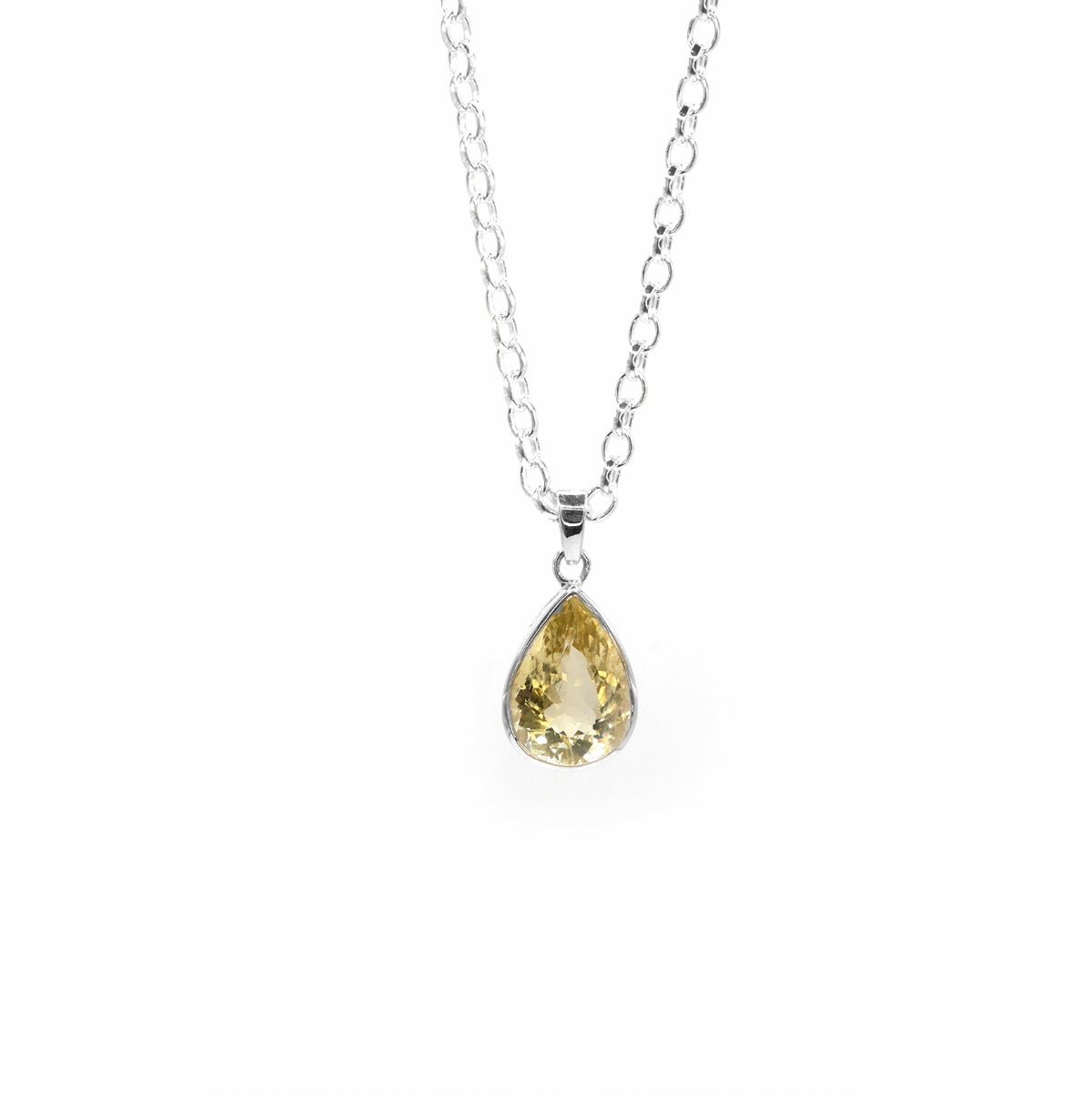 Lemon Morganite Water Necklace
