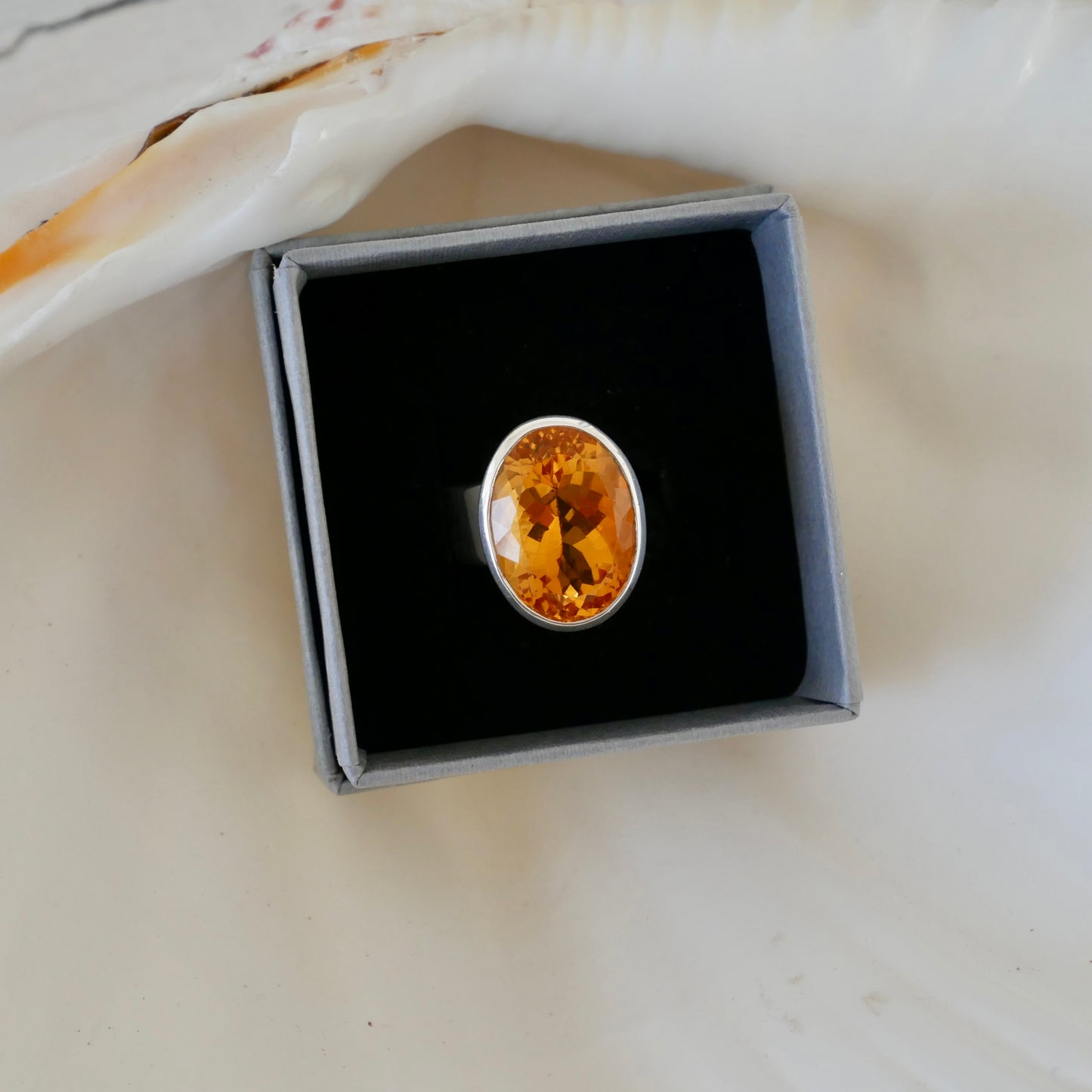 Honey, Citrine Cinderella Ring