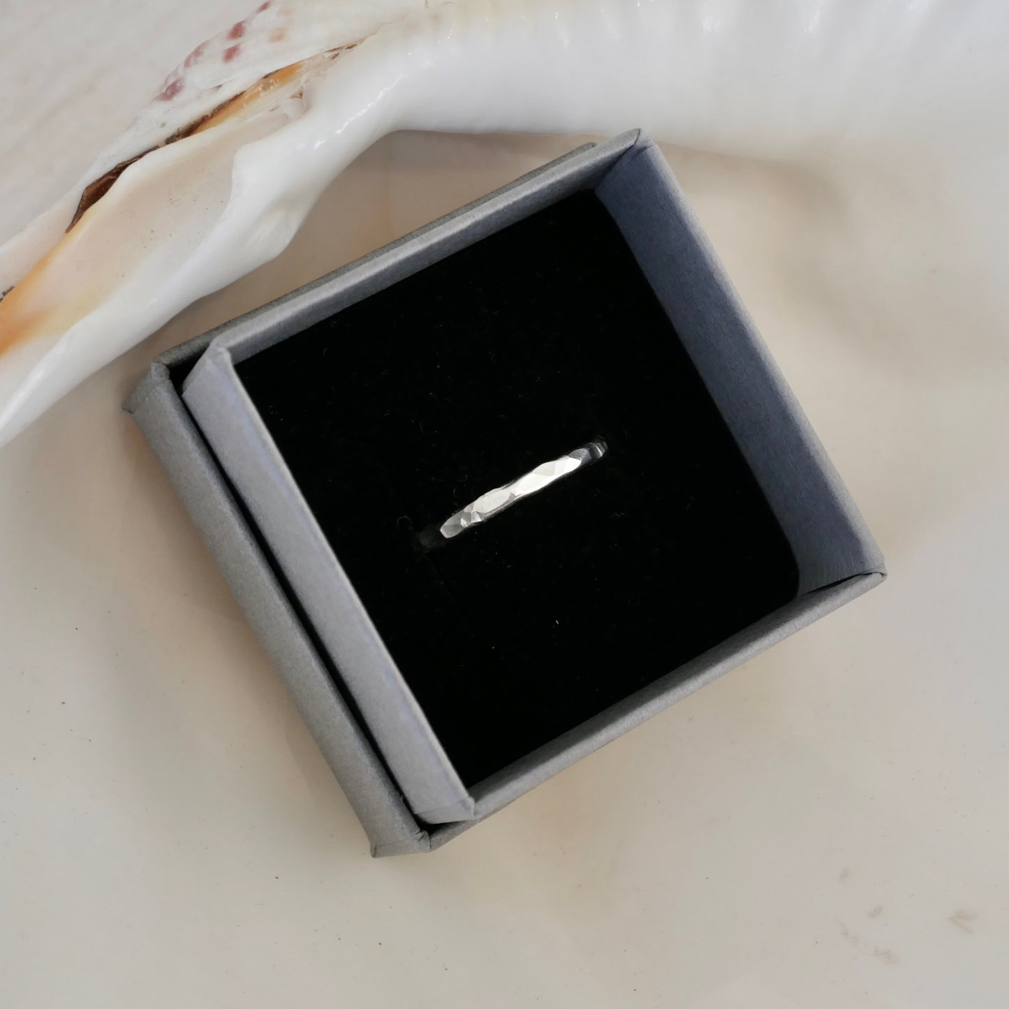 Hammered Stacking Band