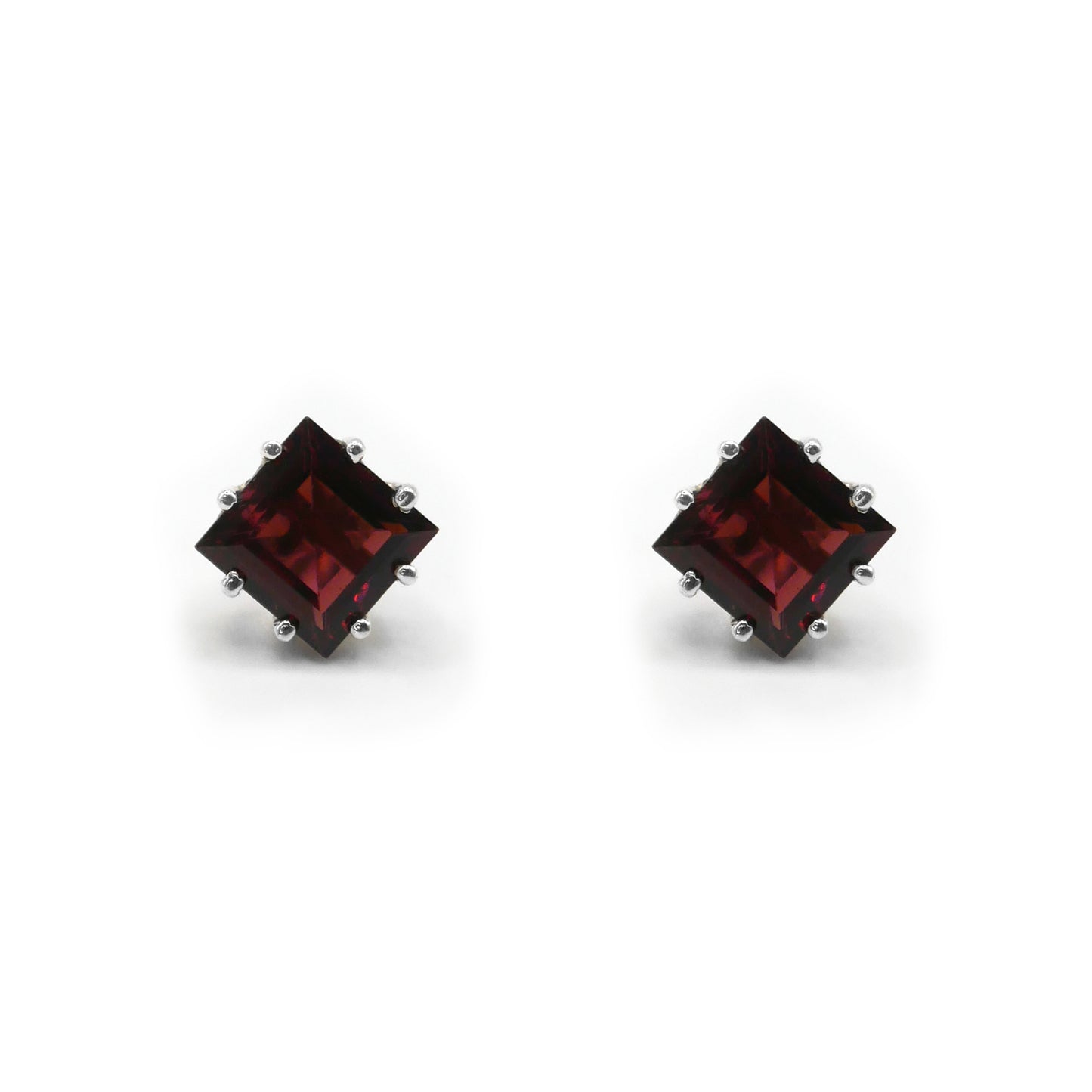 Garnet Studs