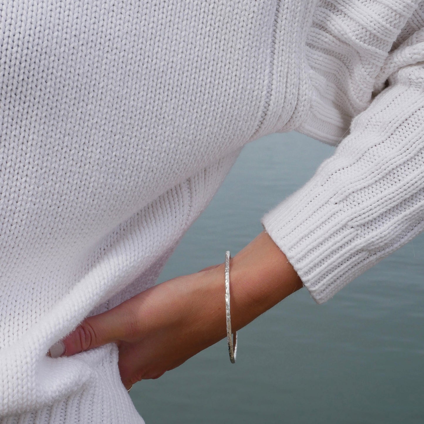 Hammered Bangle