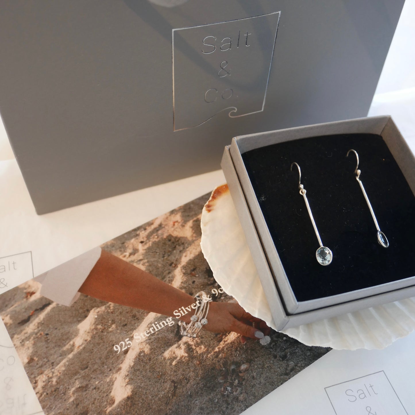 Aquamarine Drop Earrings