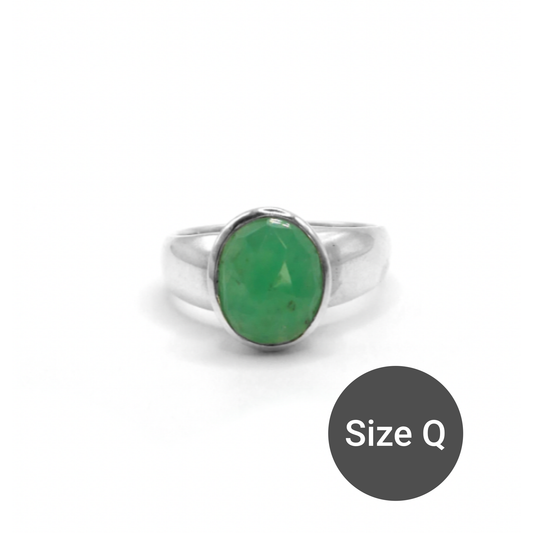 Chrysoprase Midi Cinderella Ring