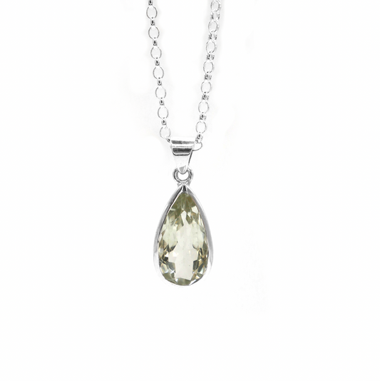 Green Amethyst Maxi Water Necklace
