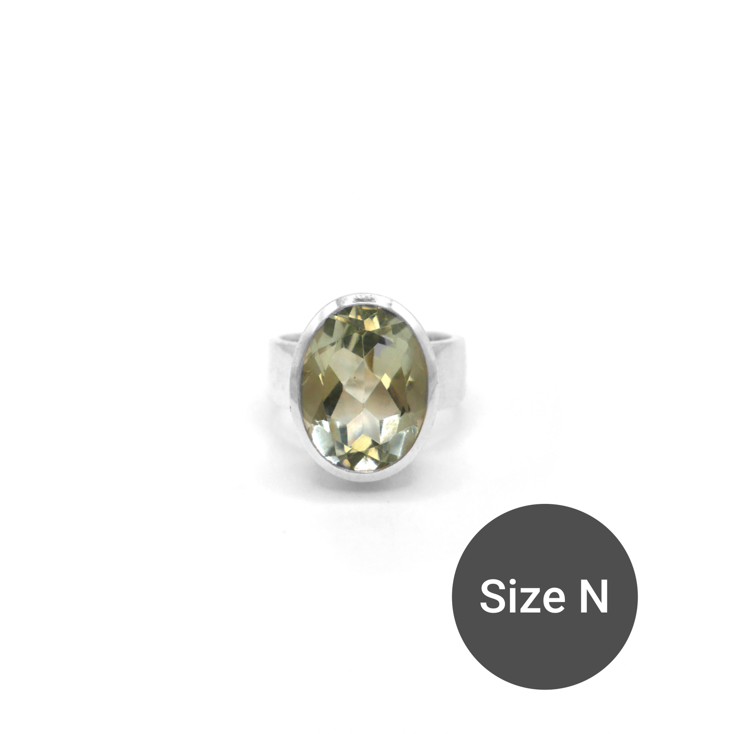 Green Amethyst Cinderella Ring, N