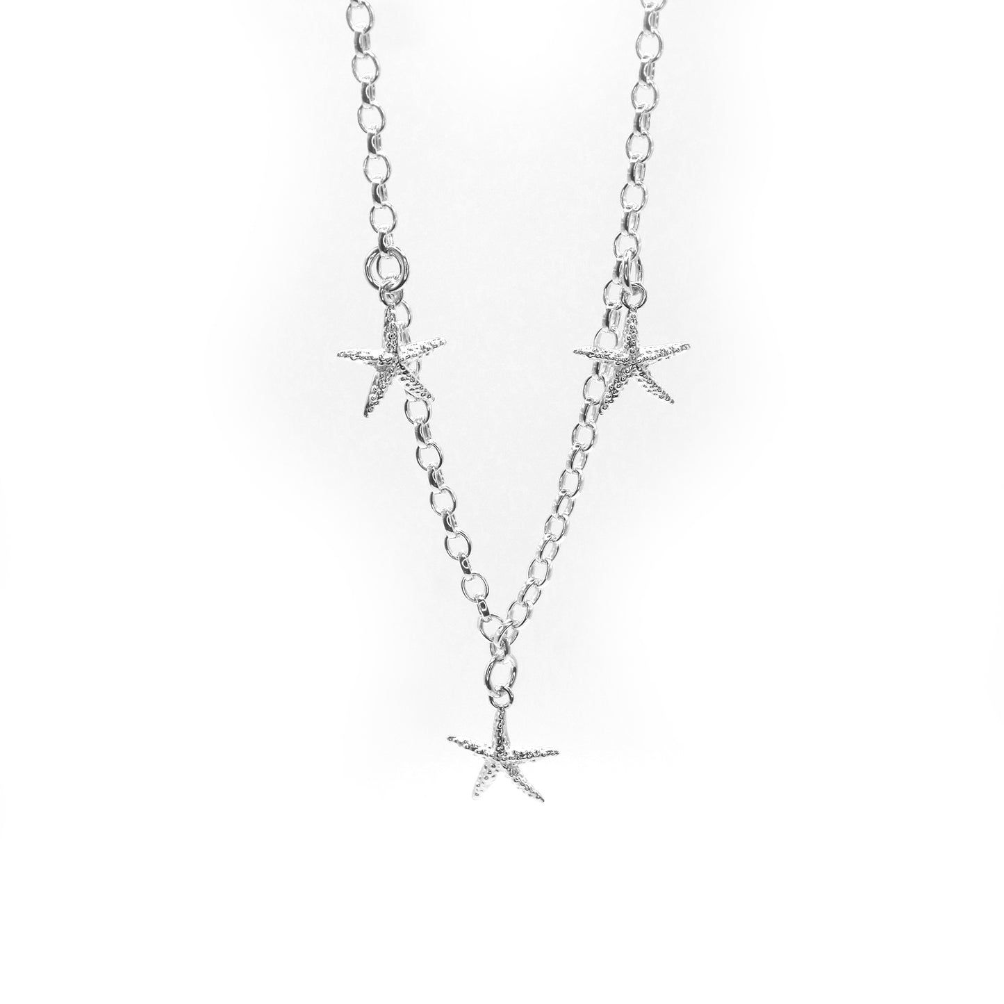 Trio of Starfish Necklace