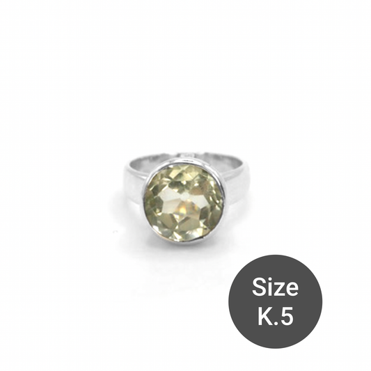 Green Amethyst Sweetie Ring