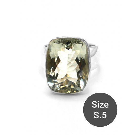 Jessica, Maxi Green Amethyst Cinderella Ring