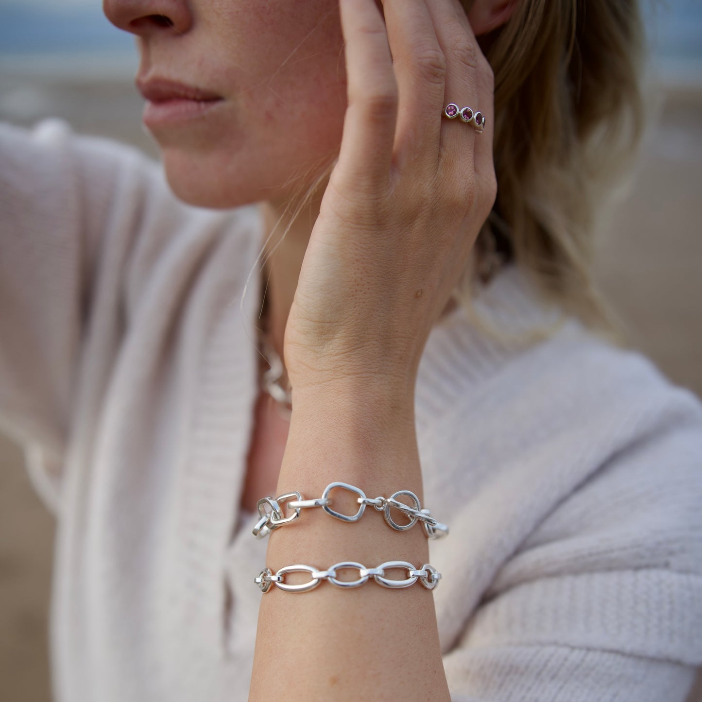 Statement Link Bracelet